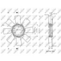 Fan Wheel, engine cooling NRF 49859