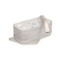 Oil Cooler, engine oil THERMOTEC D4B004TT