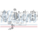 Kompressori, ilmastointilaite NISSENS 89492