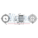 Interior Blower NISSENS 87415