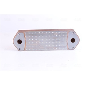 Oil Cooler, engine oil NISSENS 91112