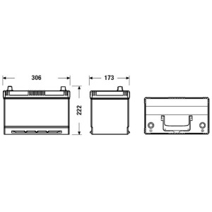 Starter Battery EXIDE EL954