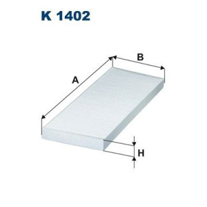 Фильтр, воздух во внутренном пространстве FILTRON K 1402