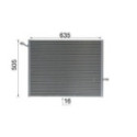 Radiator, engine cooling MAHLE CR 2099 000P