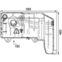 Expansion Tank, coolant MAHLE CRT 55 000P