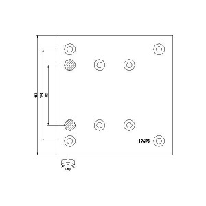 Brake Lining Kit, drum brake TEXTAR 1949505
