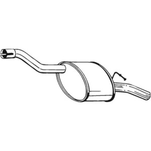 Глушитель выхлопных газов конечный BOSAL 154-325