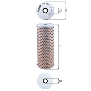 Hydraulic Filter, steering MAHLE HX 108