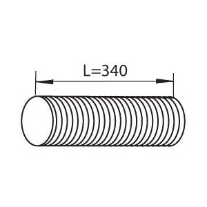 Exhaust Pipe DINEX 82140
