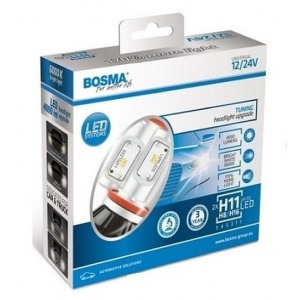 BOSMA H8,H11,H16 LED komplekt 12/24V CANBUS