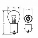 12V 21W Sokkel BA15s / P21W Suuna- ja piduritulepirn