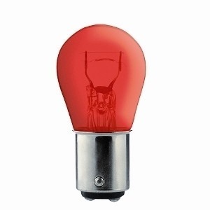 12V 21/5W bulb base BAY15d / P21/5W red