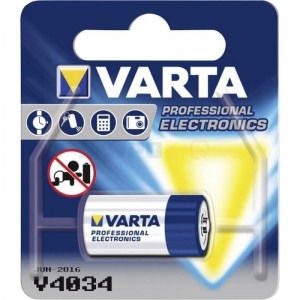 VARTA V4034PX/476A Alkaline 6,0V 100mAh puldipatarei ( mõõdud d13x25.2 mm )