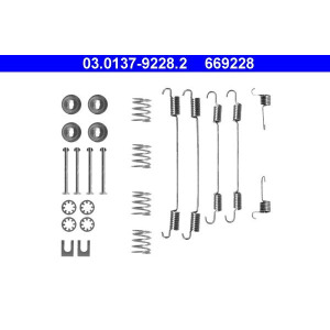 Accessory Kit, brake shoes ATE 03.0137-9228.2