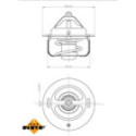 Thermostat, coolant NRF 725120