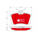 Brake Pad Set, disc brake TRW GDB823DTE