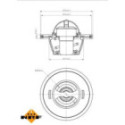 Thermostat, coolant NRF 725155