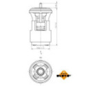 Thermostat, coolant NRF 725133