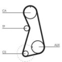 Timing Belt Kit CONTINENTAL CTAM CT630K2
