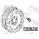 Шпилька колеса FEBEST 1685B-002
