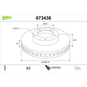 Piduriketas VALEO 673438