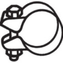 Pidike, pakoputkisto BOSAL 250-354