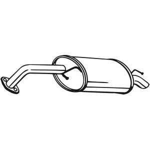 Rear Muffler BOSAL 128-013