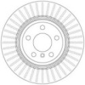 Brake Disc TRW DF6512S