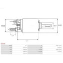 Solenoid Switch, starter AS-PL SS2026