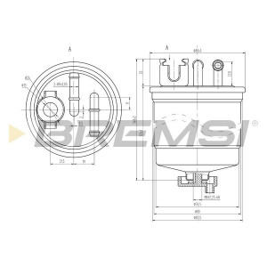 Polttoainesuodatin BREMSI FE0809