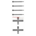 Accessory Kit, disc brake pad METZGER AUTOTEILE 109-0980