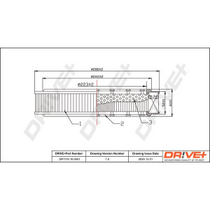 Воздушный фильтр Dr!ve+ DP1110.10.0001