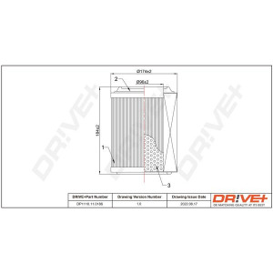 Air Filter Dr!ve+ DP1110.10.0286