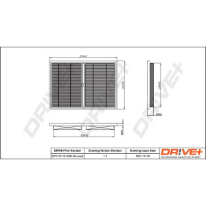 Воздушный фильтр Dr!ve+ DP1110.10.0383