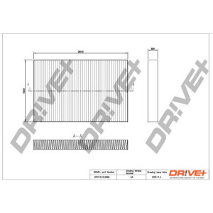 Filter, cabin air Dr!ve+ DP1110.12.0089