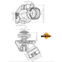 Thermostat, coolant NRF 725032