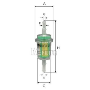Polttoainesuodatin MFILTER BF 01