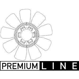 Tuuletin, mootorinj&auml;&auml;hdytys MAHLE CFW 83 000P