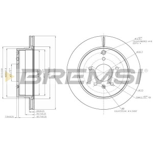 Jarrulevy BREMSI CD7660V