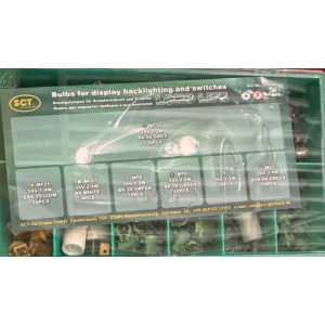 Bulbs for display backlighting and switches 24V 154pcs 208008 SCT