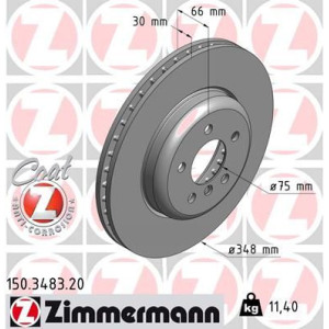 Brake Disc ZIMMERMANN 150.3483.20