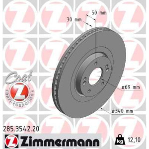 Brake Disc ZIMMERMANN 285.3542.20