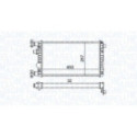 Radiator, engine cooling MAGNETI MARELLI 350213191300