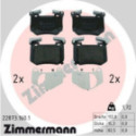 Brake Pad Set, disc brake ZIMMERMANN 22873.160.1