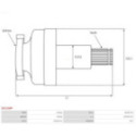 Pinion, starter AS-PL SD5166P