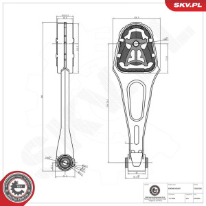 Paigutus,Mootor ESEN SKV 75SKV245