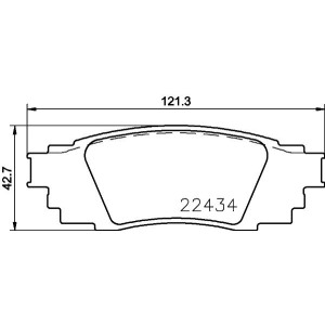 Комплект тормозных колодок, дисковый тормоз BREMBO P 83 160