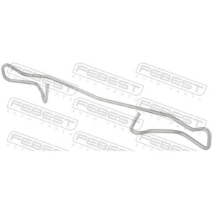Spring, disc brake pad FEBEST 0303-001