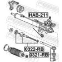 Inner Tie Rod FEBEST 0322-RB
