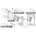 Piston, brake caliper FEBEST 1276-H100F